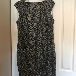 Lauren Black and Silver Dress